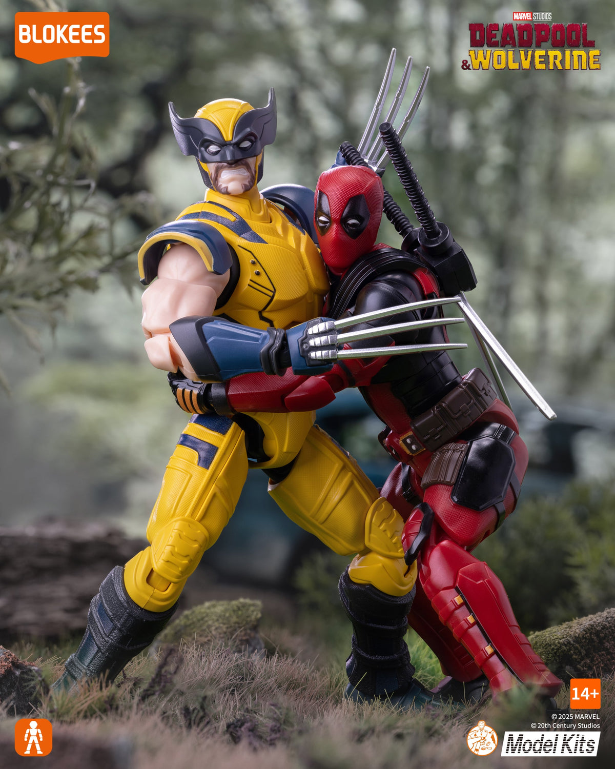 Red Masked Mercenary Poseable Model Kit