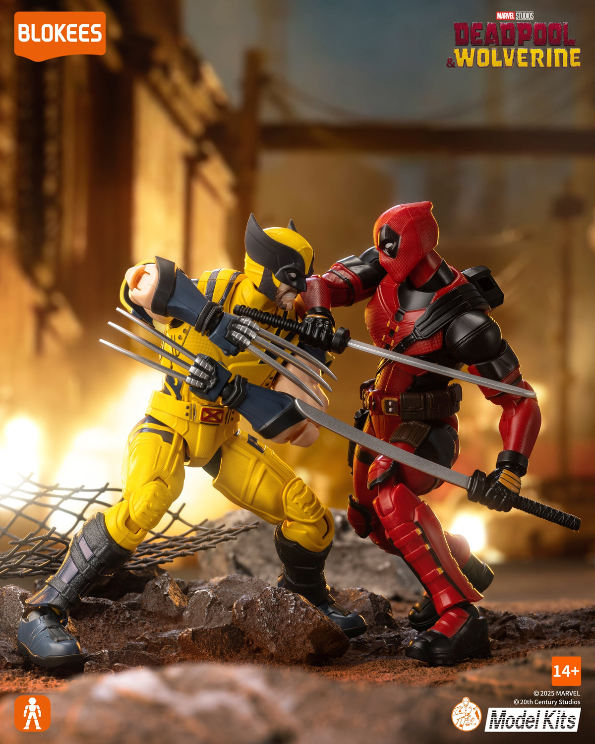 Red Masked Mercenary Poseable Model Kit