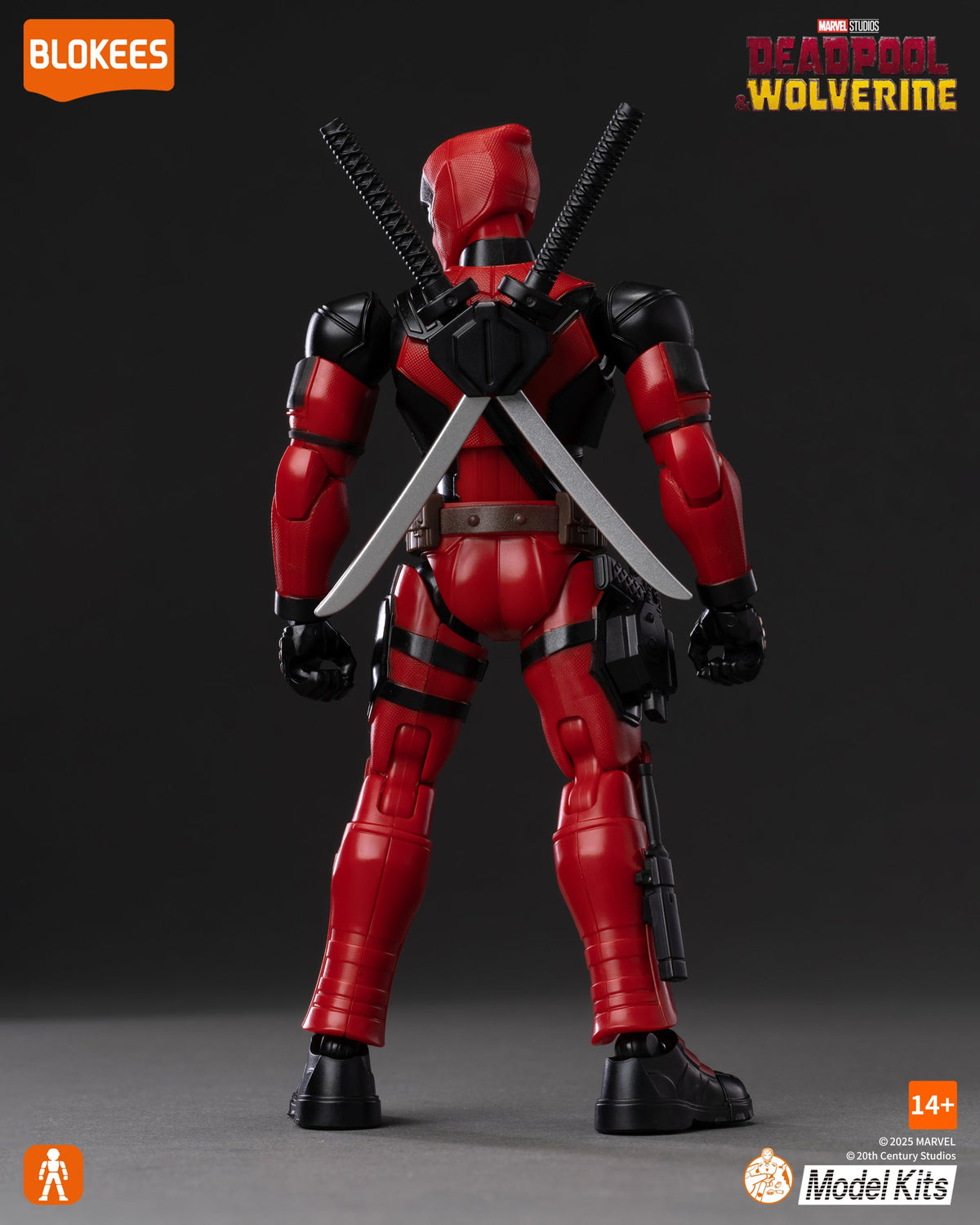 Red Masked Mercenary Poseable Model Kit