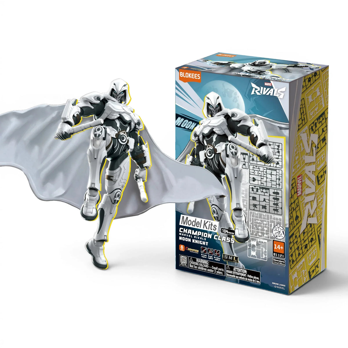 Hooded Moon Warrior Poseable Model Kit