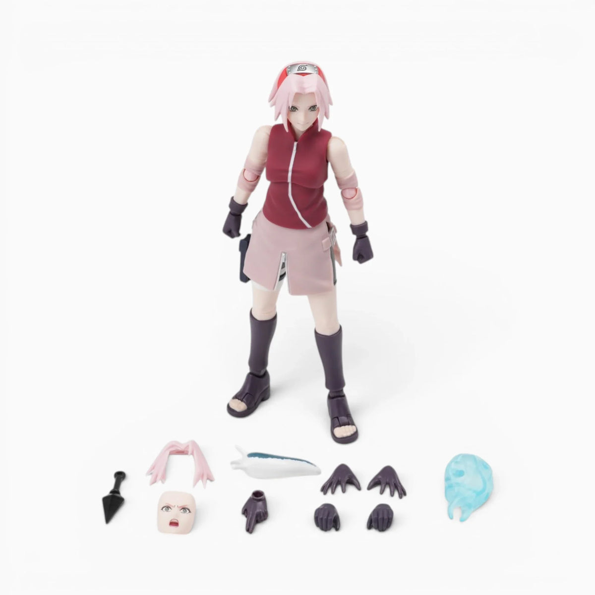 Pink-Haired Ninja Poseable Model Kit