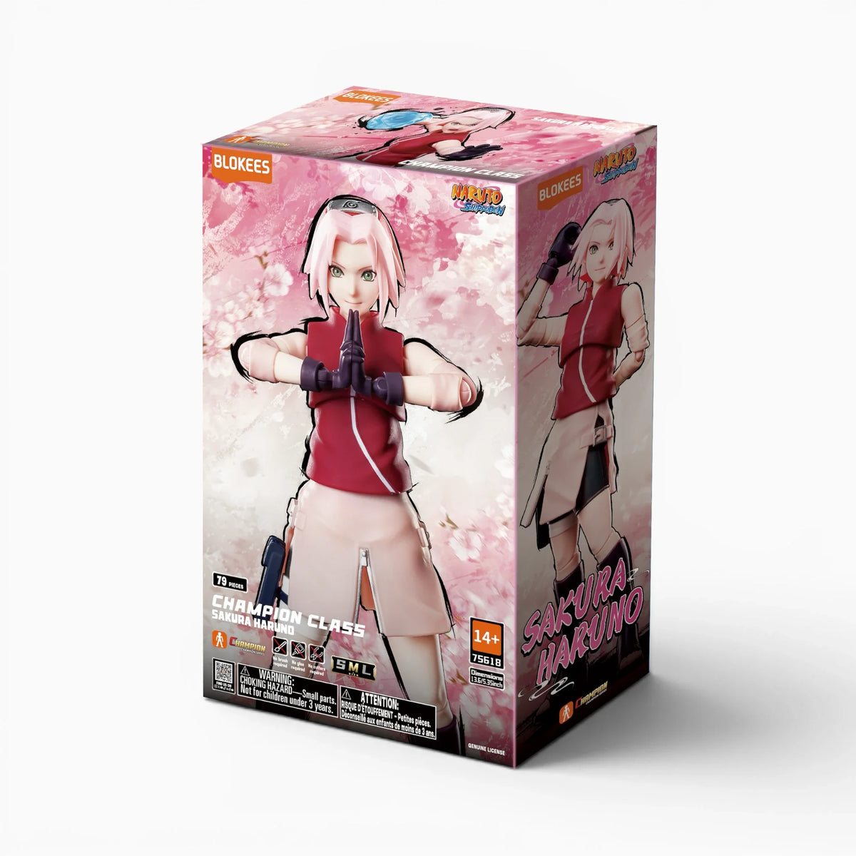 Pink-Haired Ninja Poseable Model Kit