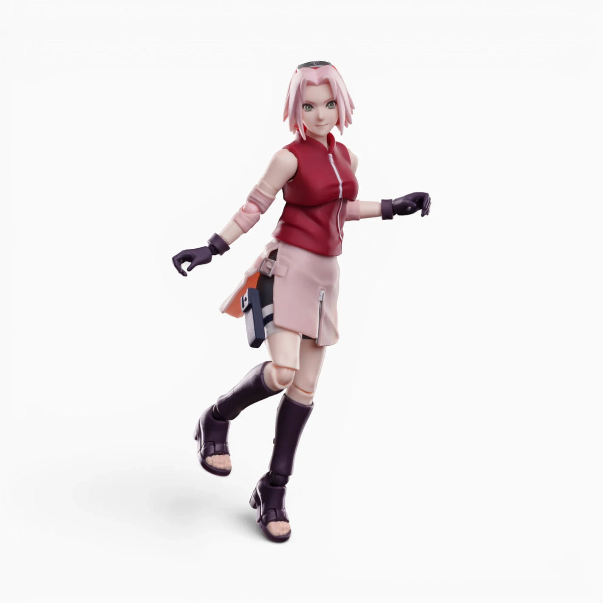 Pink-Haired Ninja Poseable Model Kit