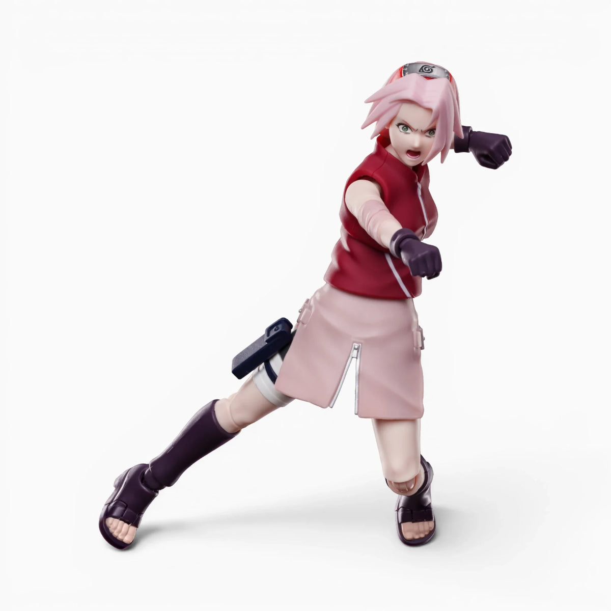 Pink-Haired Ninja Poseable Model Kit