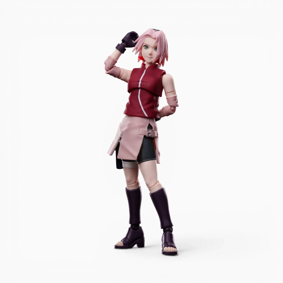 Pink-Haired Ninja Poseable Model Kit