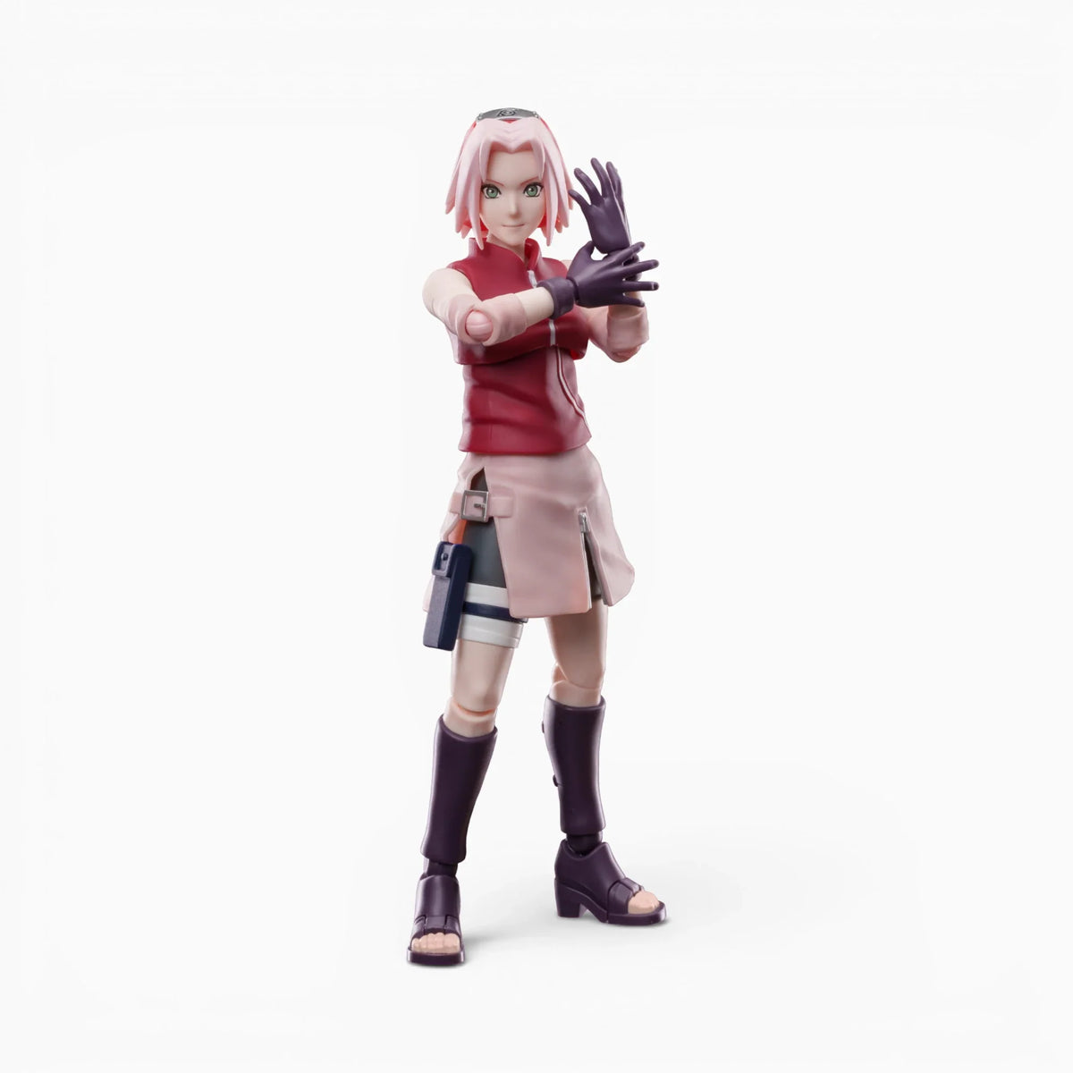 Pink-Haired Ninja Poseable Model Kit