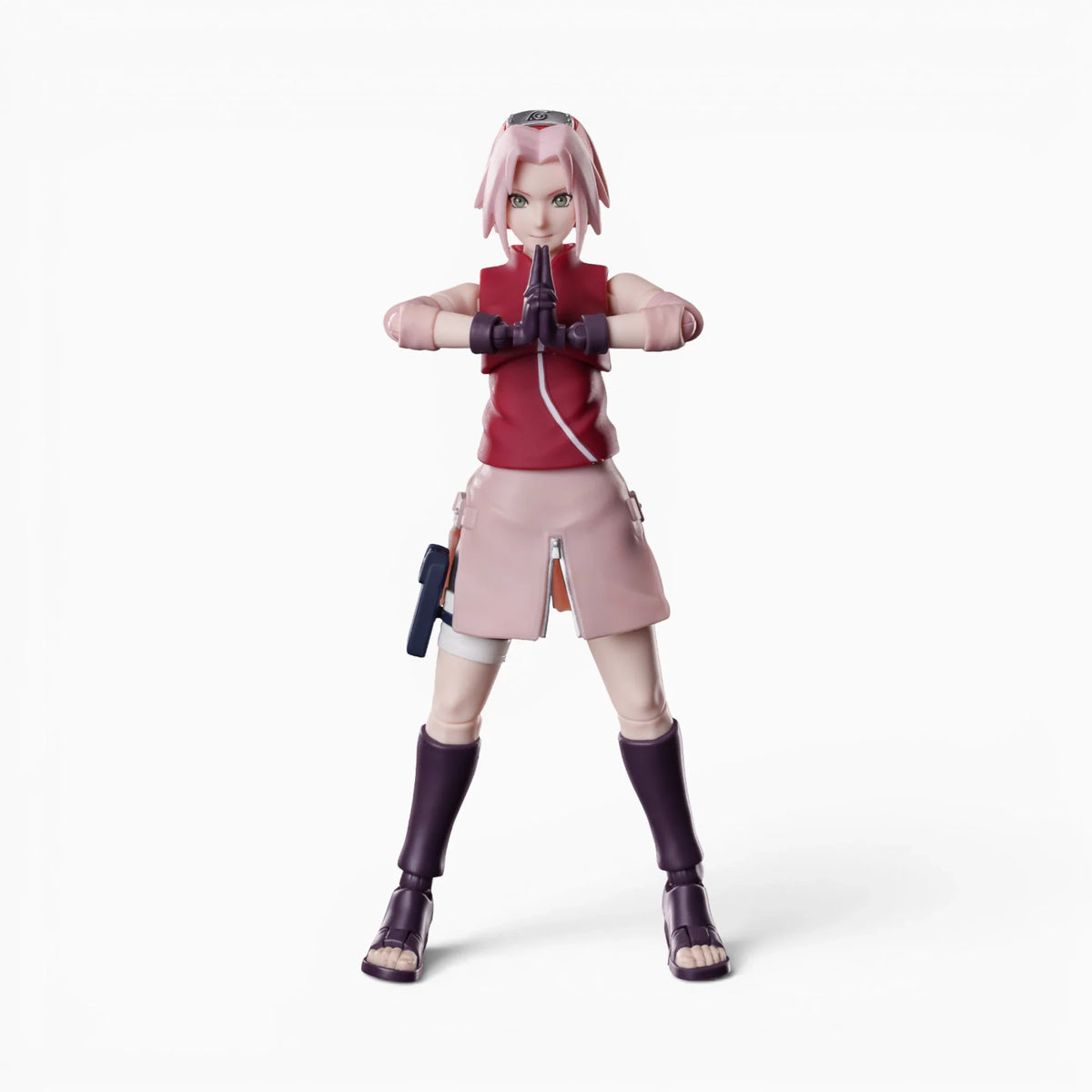 Pink-Haired Ninja Poseable Model Kit