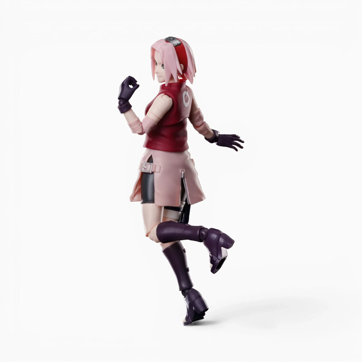 Pink-Haired Ninja Poseable Model Kit