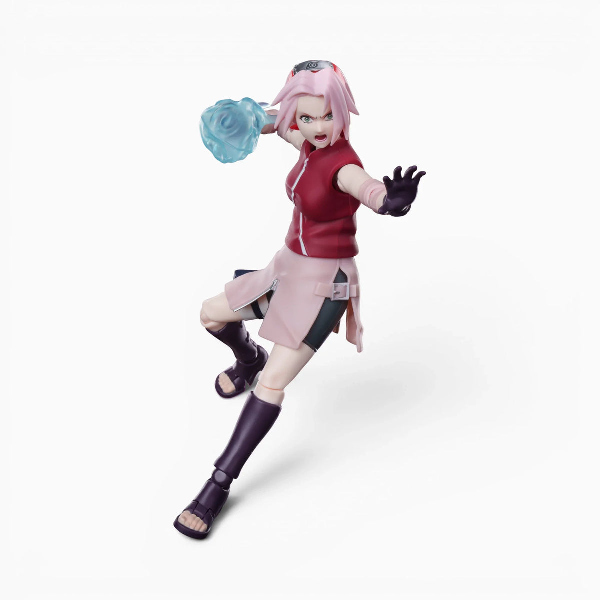 Pink-Haired Ninja Poseable Model Kit