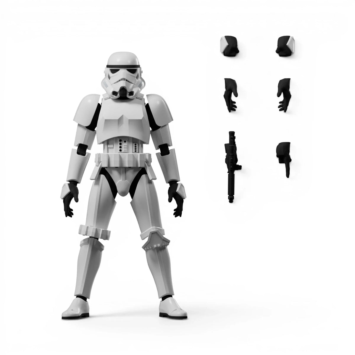 White Space Soldier Poseable Model Kit