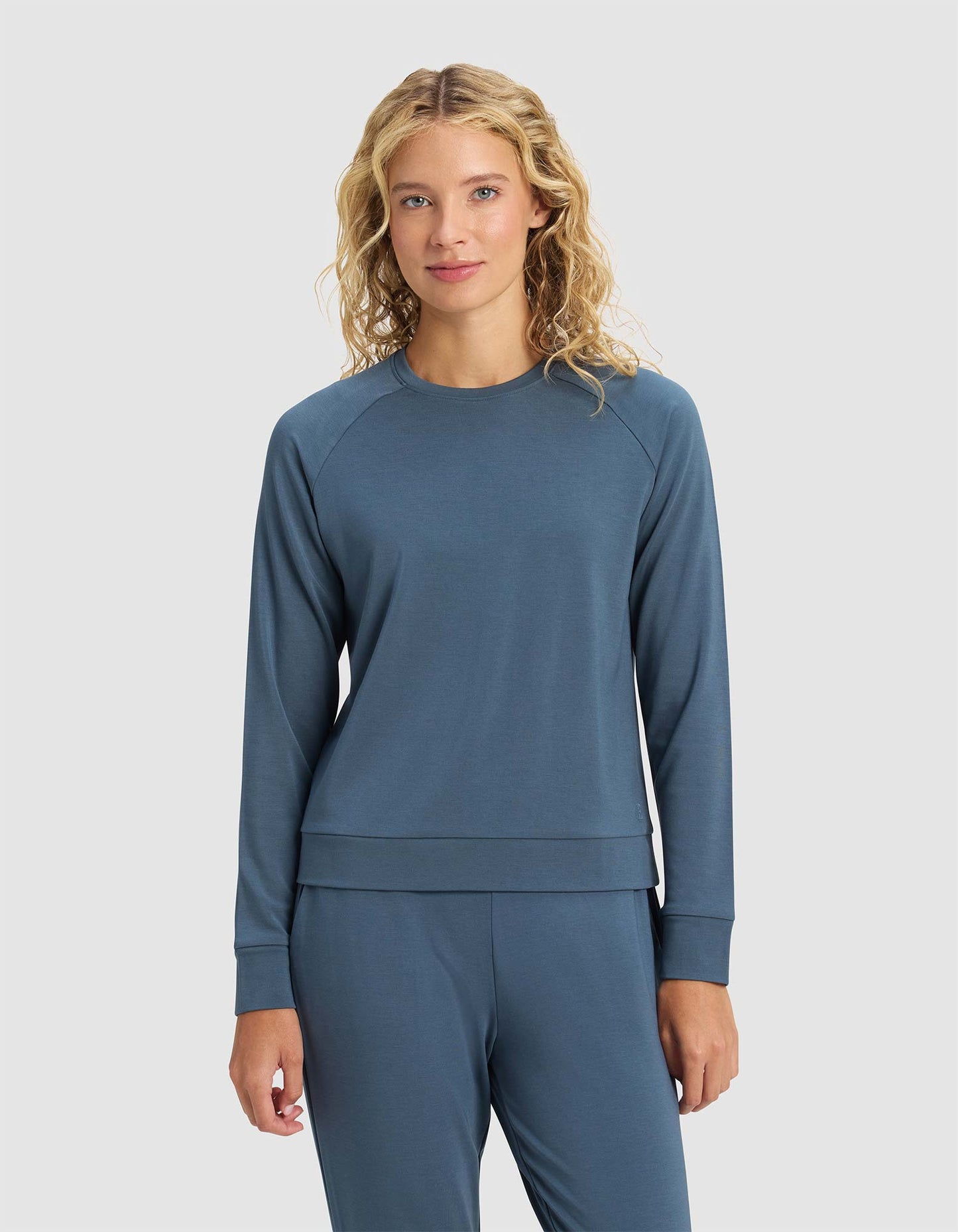 Women's Brushed Bamboo Pullover Crew - Last Chance