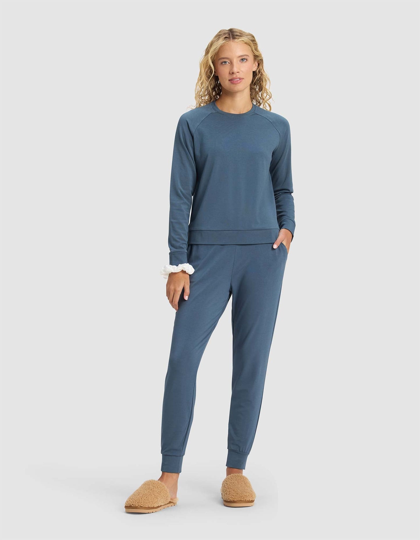 Women's Brushed Bamboo Pullover Crew - Last Chance