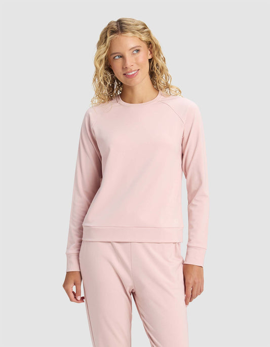 Women's Brushed Bamboo Pullover Crew - Last Chance