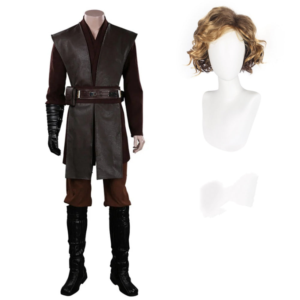 Anakin Skywalker Brown Jedi Set Halloween Costume