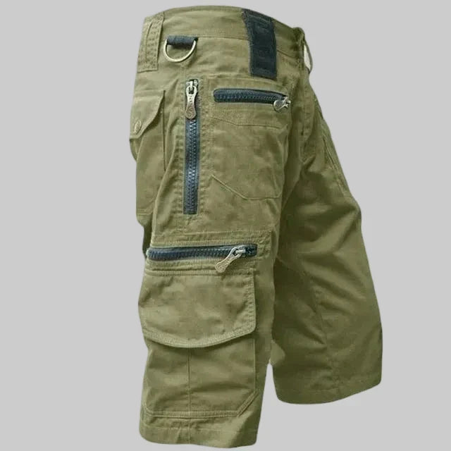 Men’s Outdoor Cargo Shorts – Zip-Pocket Hiking & Fishing Shorts