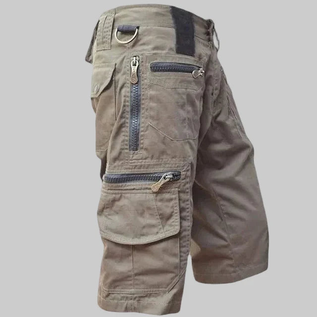 Men’s Outdoor Cargo Shorts – Zip-Pocket Hiking & Fishing Shorts