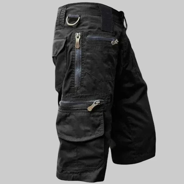 Men’s Outdoor Cargo Shorts – Zip-Pocket Hiking & Fishing Shorts
