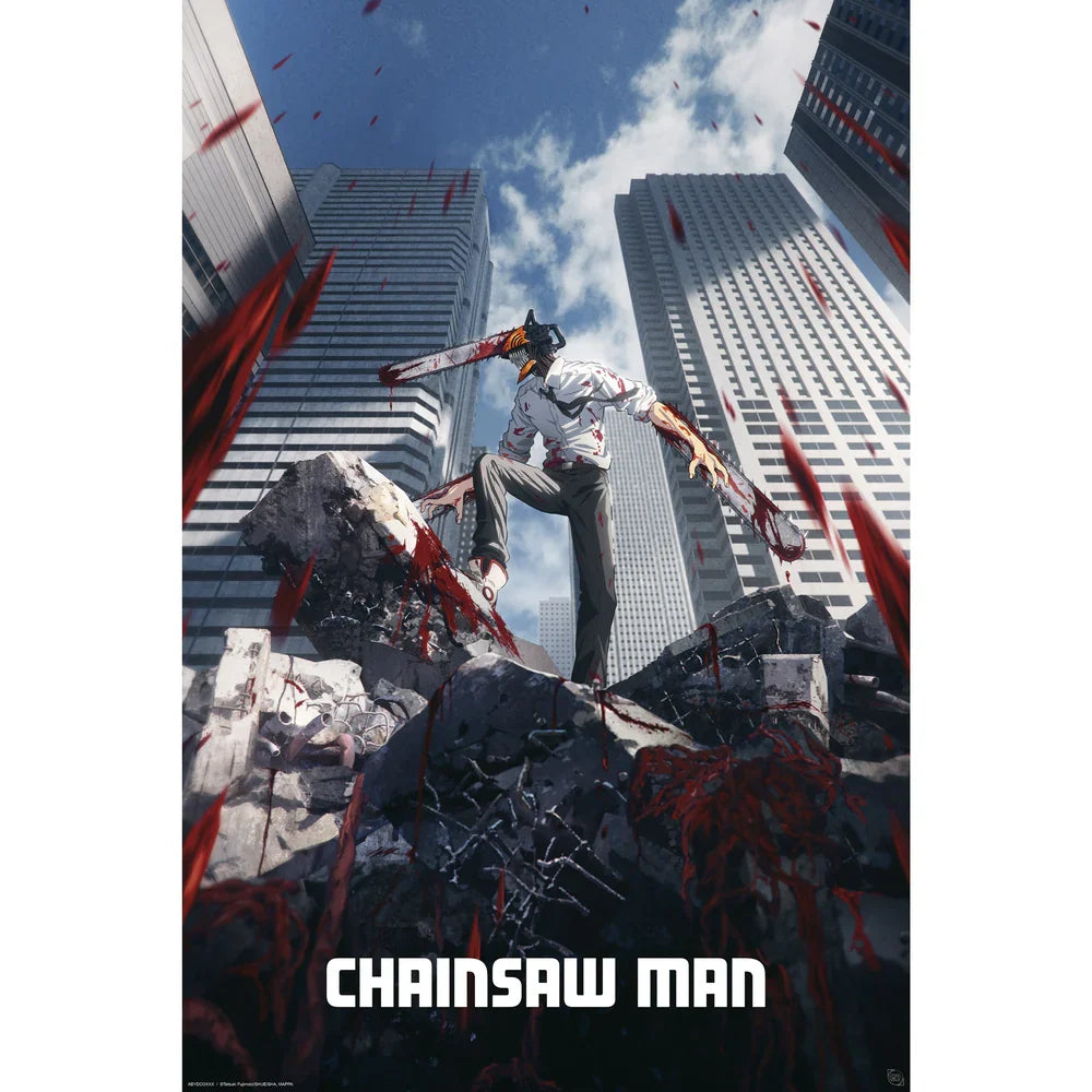 Chainsaw Warrior Art Wall Poster - 61 x 91.5 cm