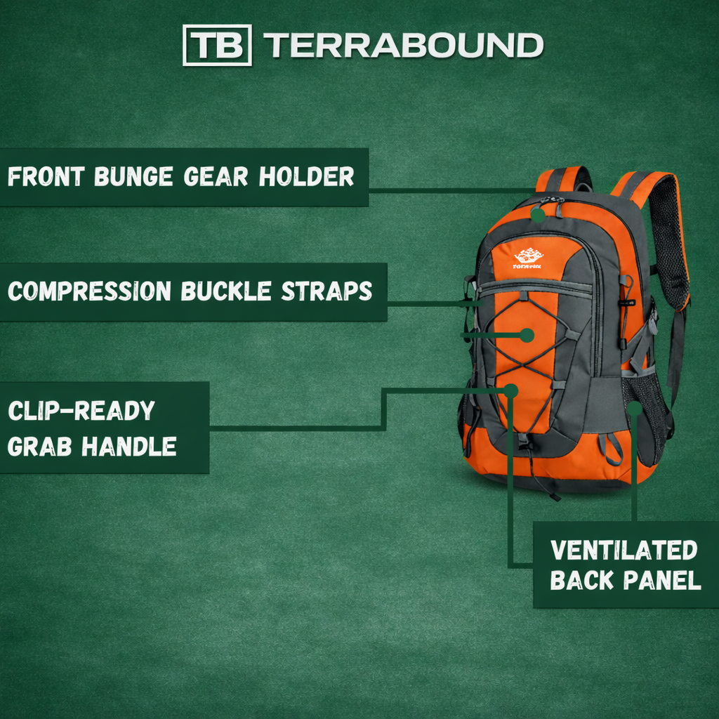 30L Hiking Backpack – Lightweight Water-Resistant Outdoor Daypack