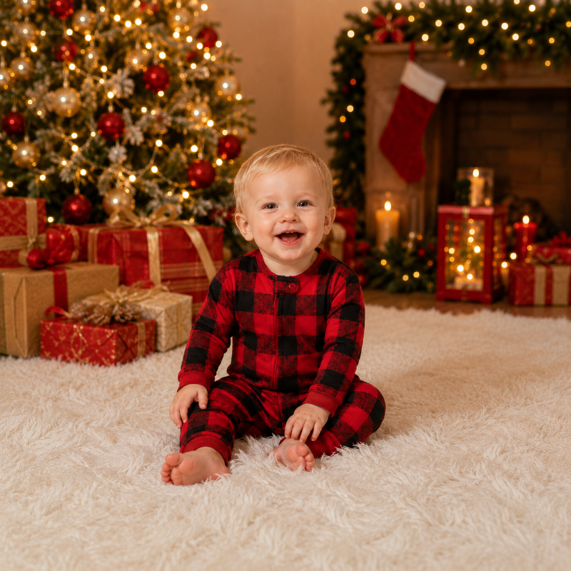 Matching Family Christmas Pyjamas - Buffalo Plaid