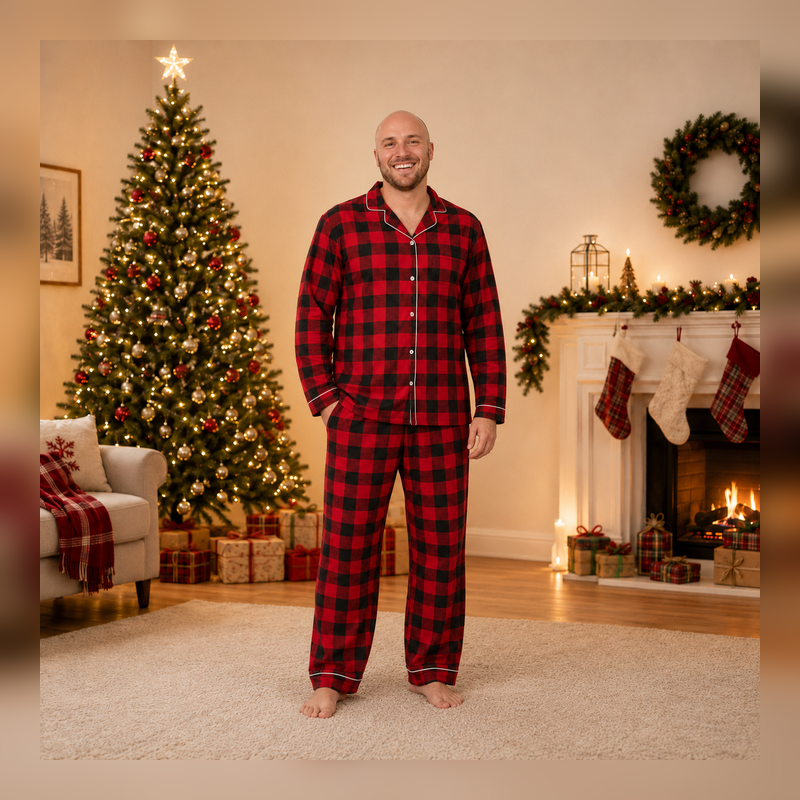 Matching Family Christmas Pyjamas - Buffalo Plaid