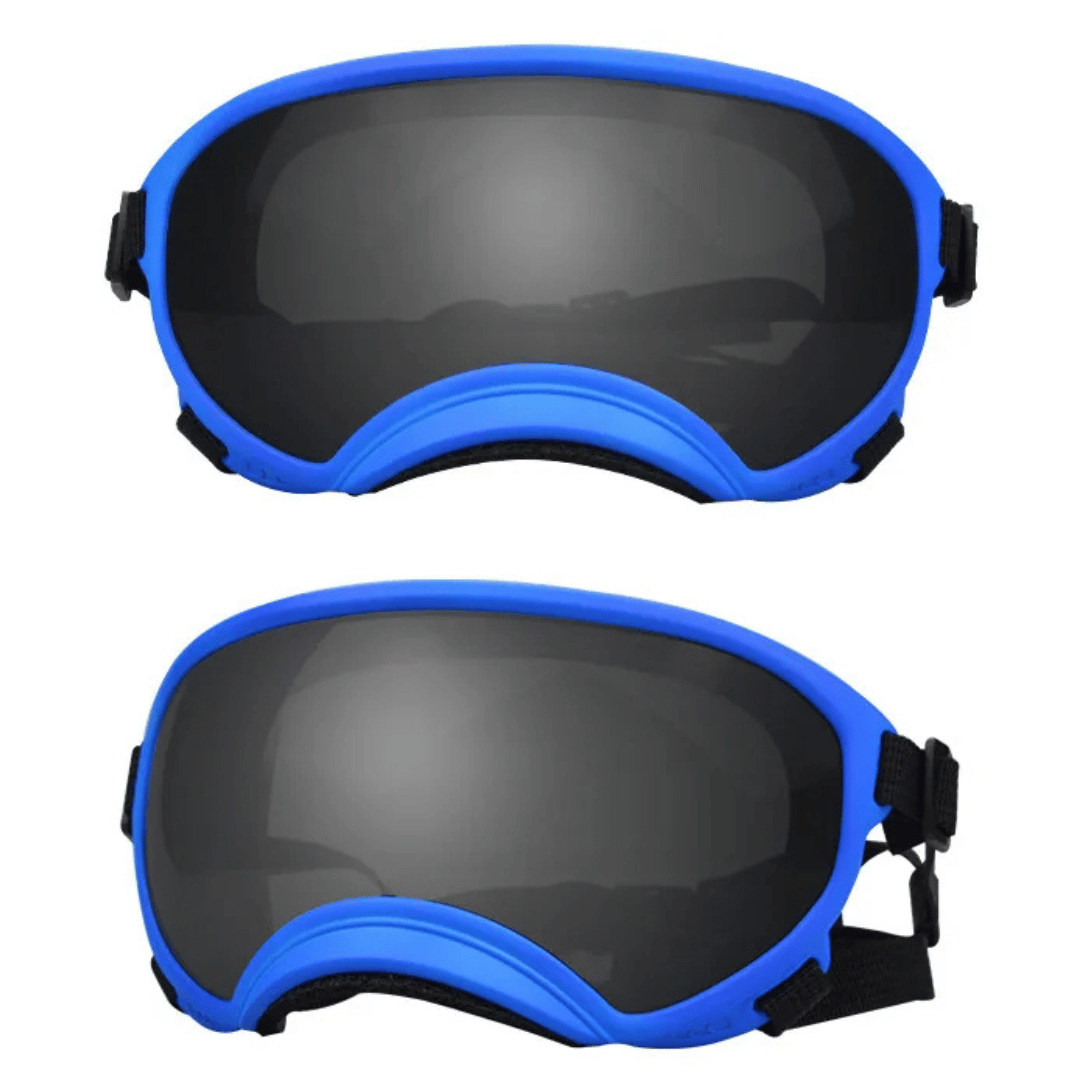 Waterproof Dog Goggles with UV Protection & Adjustable Straps