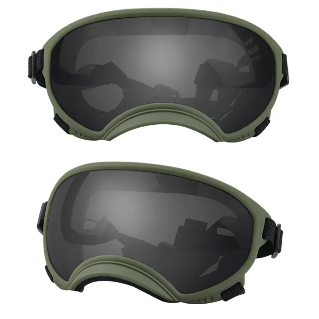 Waterproof Dog Goggles with UV Protection & Adjustable Straps