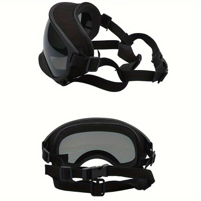 Waterproof Dog Goggles with UV Protection & Adjustable Straps