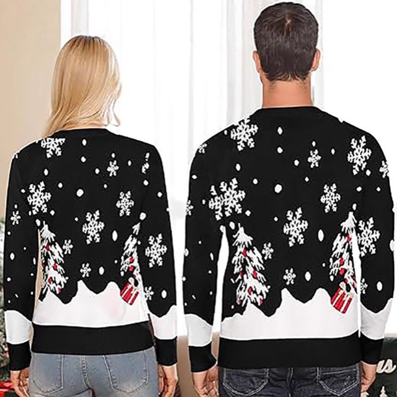 Matching Family Christmas Jumper - Cool Reindeer Crew Neck