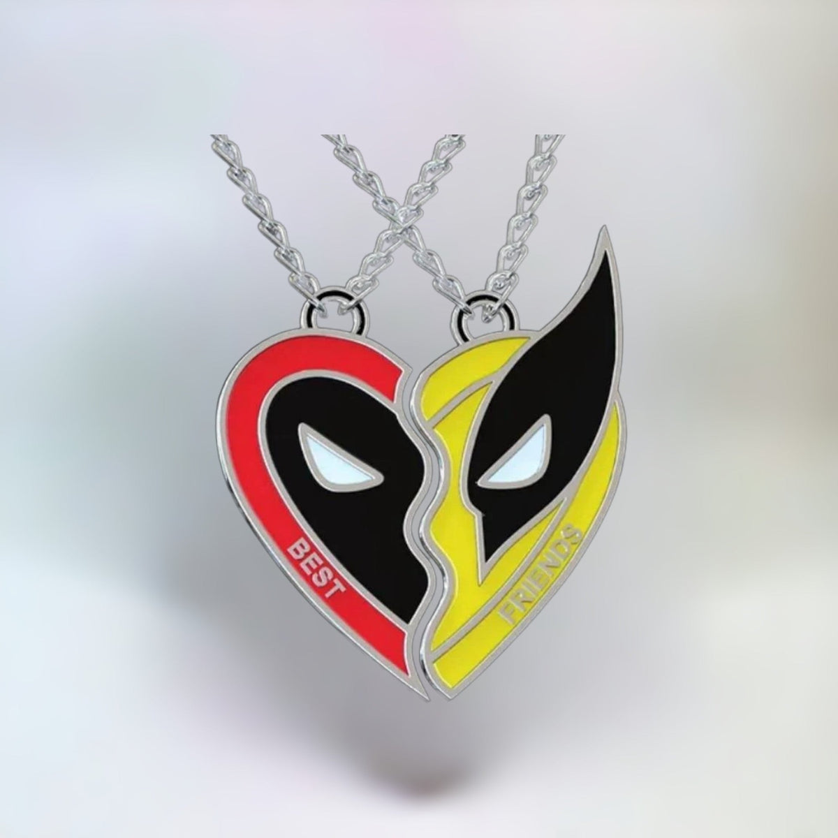 Red Masked Mercenary and Clawed Hero Necklace