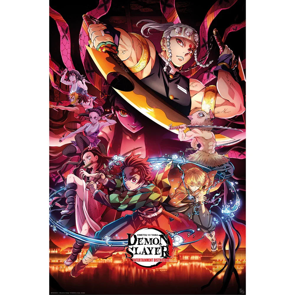 Anime Entertainment District Wall Poster - 61 x 91.5 cm