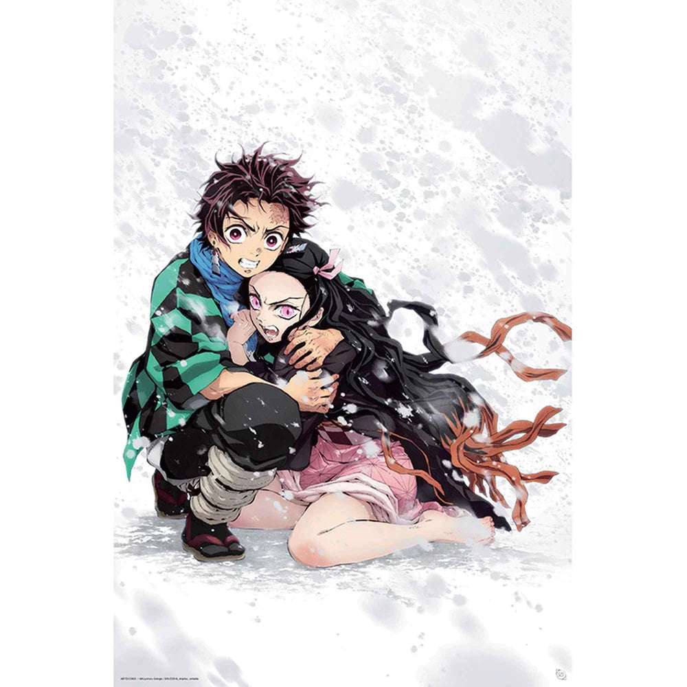 Sibling Warriors Snow 61 x 91.5 cm Wall Poster