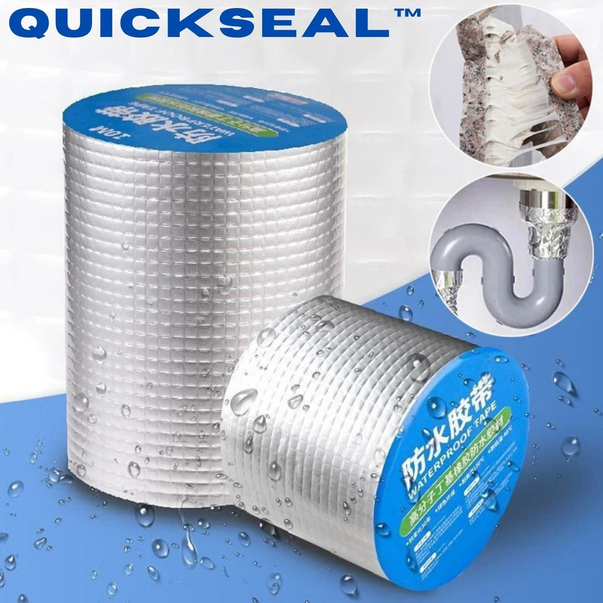 Waterproof Leak Repair Sealing Tape – Strong Adhesive for Pipes, Roofs & Surfaces