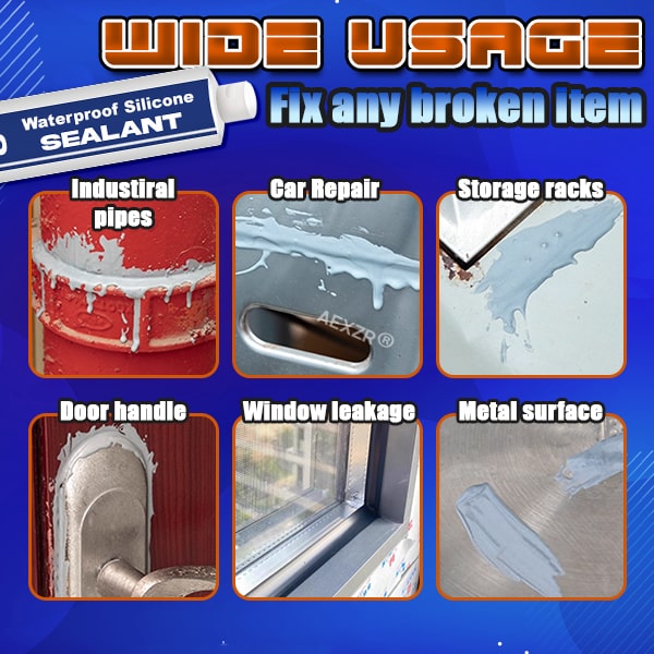 Waterproof Silicone Sealant – Weather-Resistant Flexible Repair Adhesive