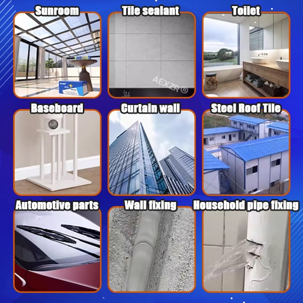 Waterproof Silicone Sealant – Weather-Resistant Flexible Repair Adhesive