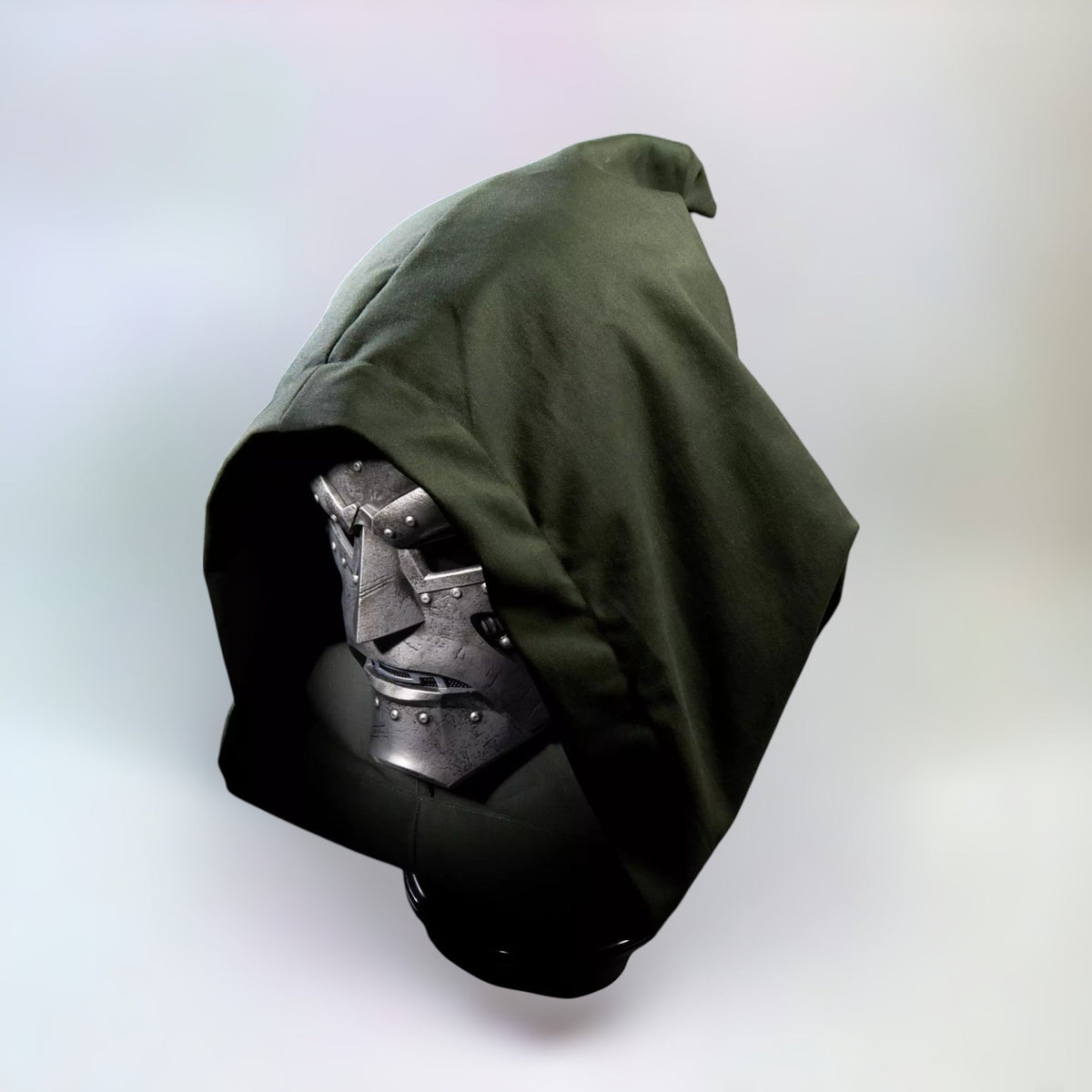 Hooded Armoured Villain Helmet