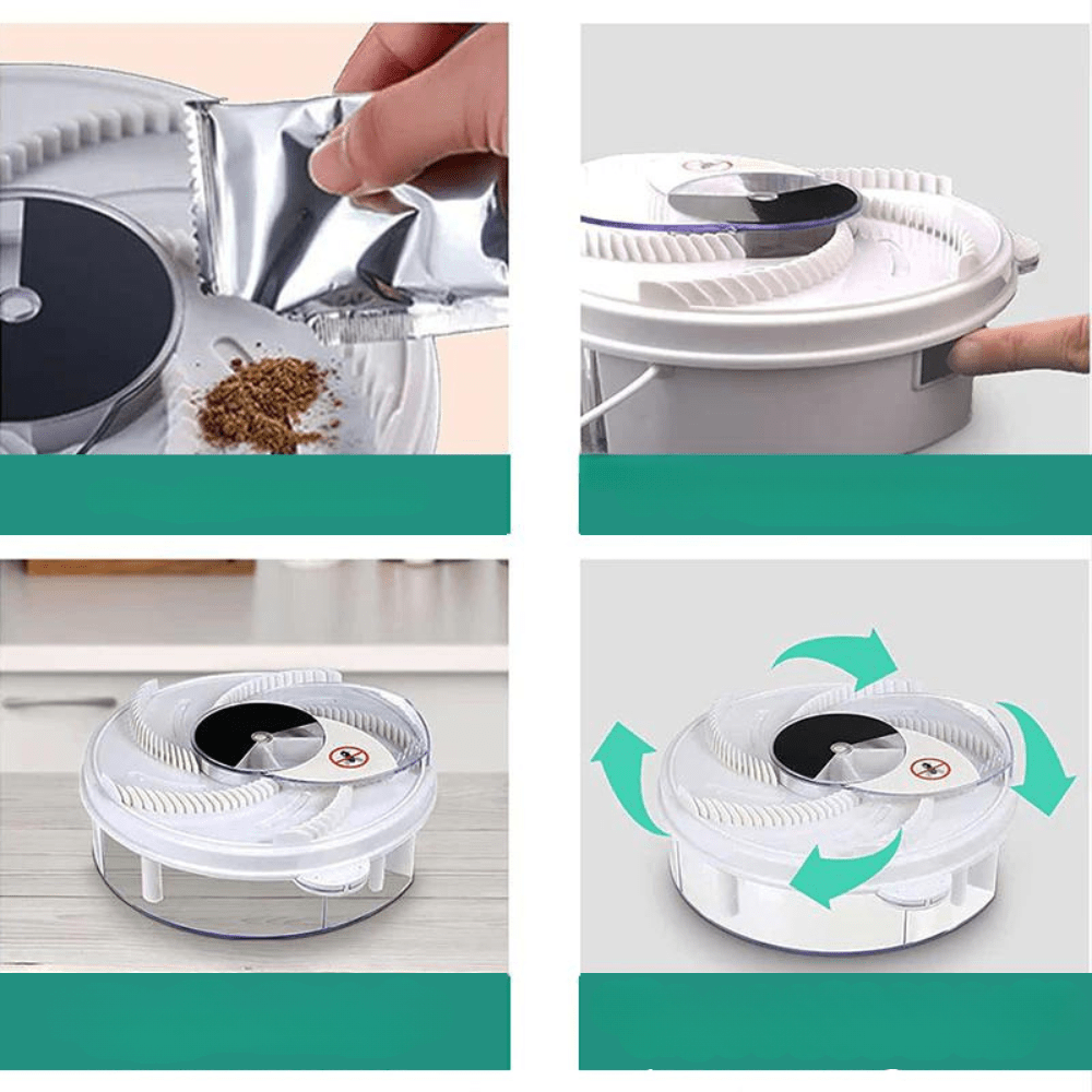 Silent Fly & Insect Catcher – PureCatch Indoor & Outdoor Bug Trap