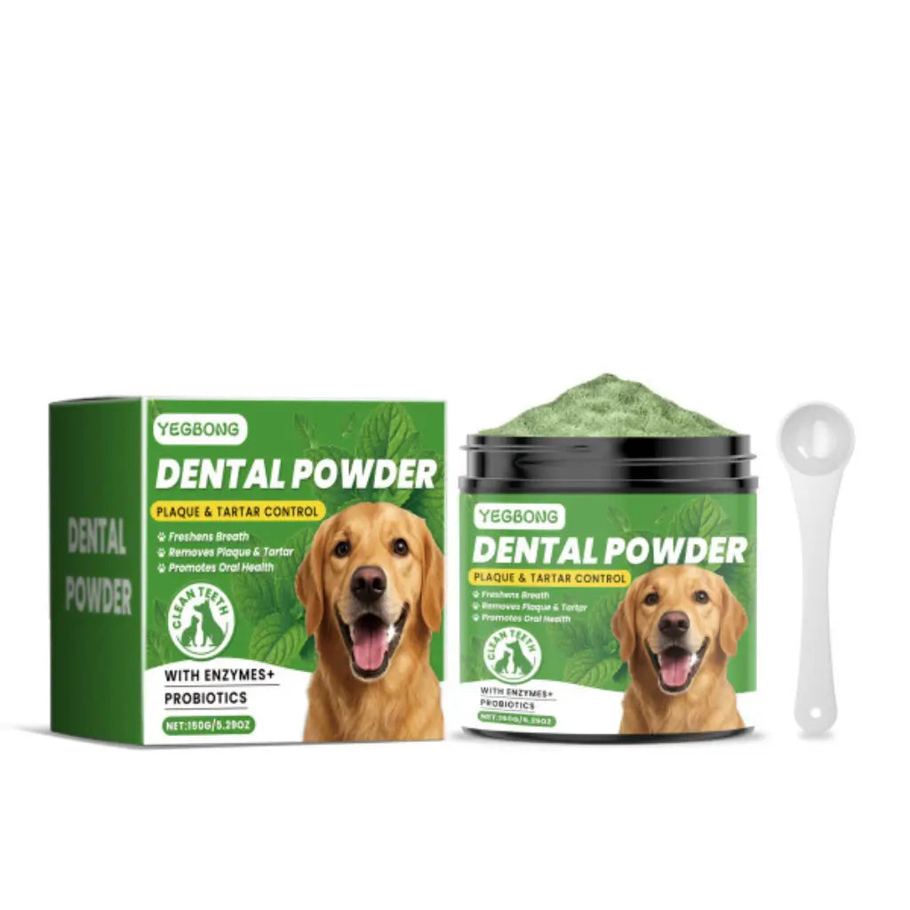 Dog Dental Powder with Enzymes & Probiotics – 150g