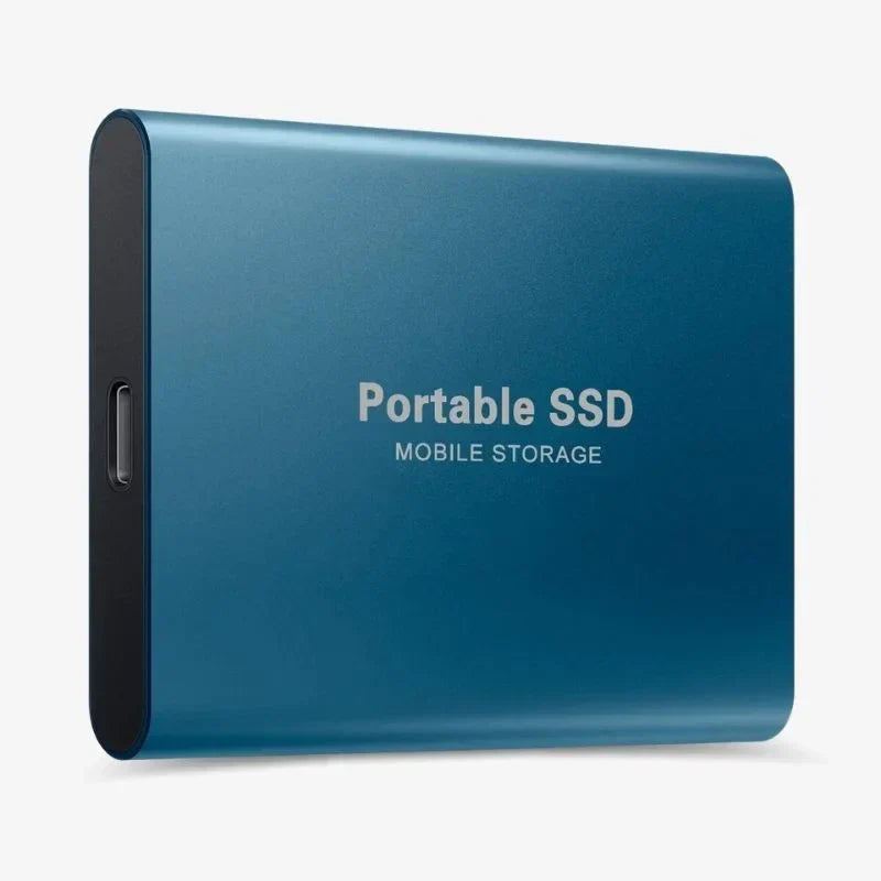 Portable External SSD – USB 3.1 Plug-and-Play Storage Drive, 1TB–4TB