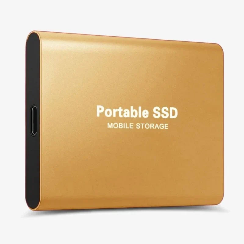 Portable External SSD – USB 3.1 Plug-and-Play Storage Drive, 1TB–4TB