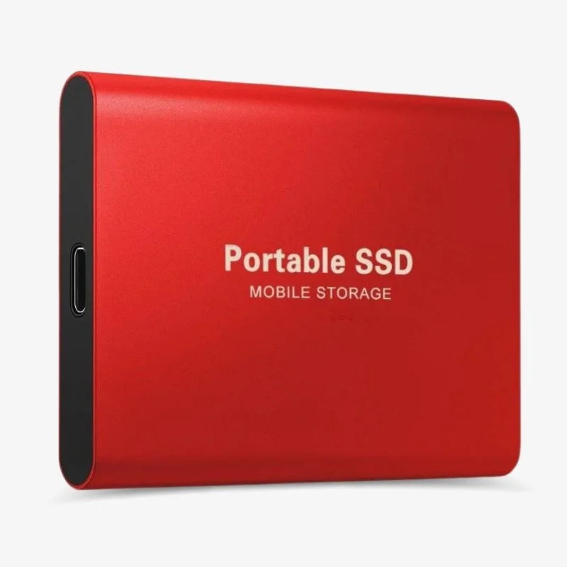 Portable External SSD – USB 3.1 Plug-and-Play Storage Drive, 1TB–4TB