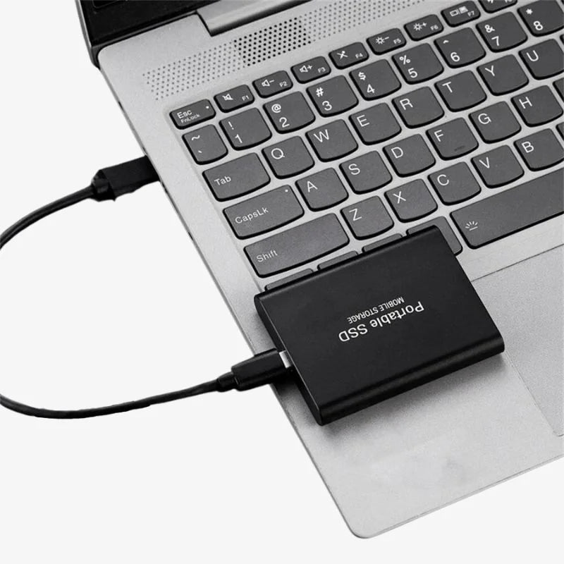Portable External SSD – USB 3.1 Plug-and-Play Storage Drive, 1TB–4TB