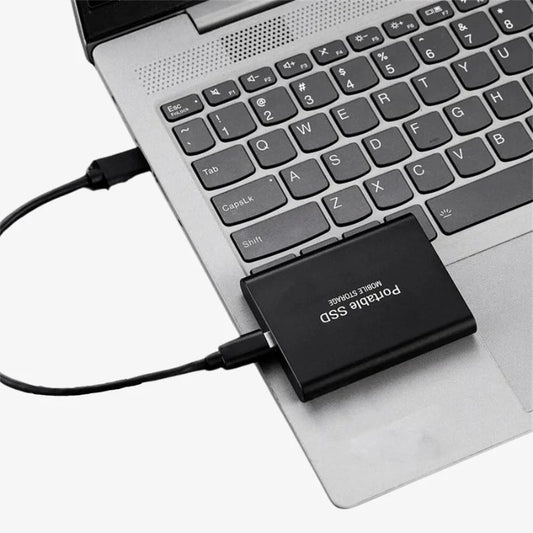 Portable External SSD – USB 3.1 Plug-and-Play Storage Drive, 1TB–4TB
