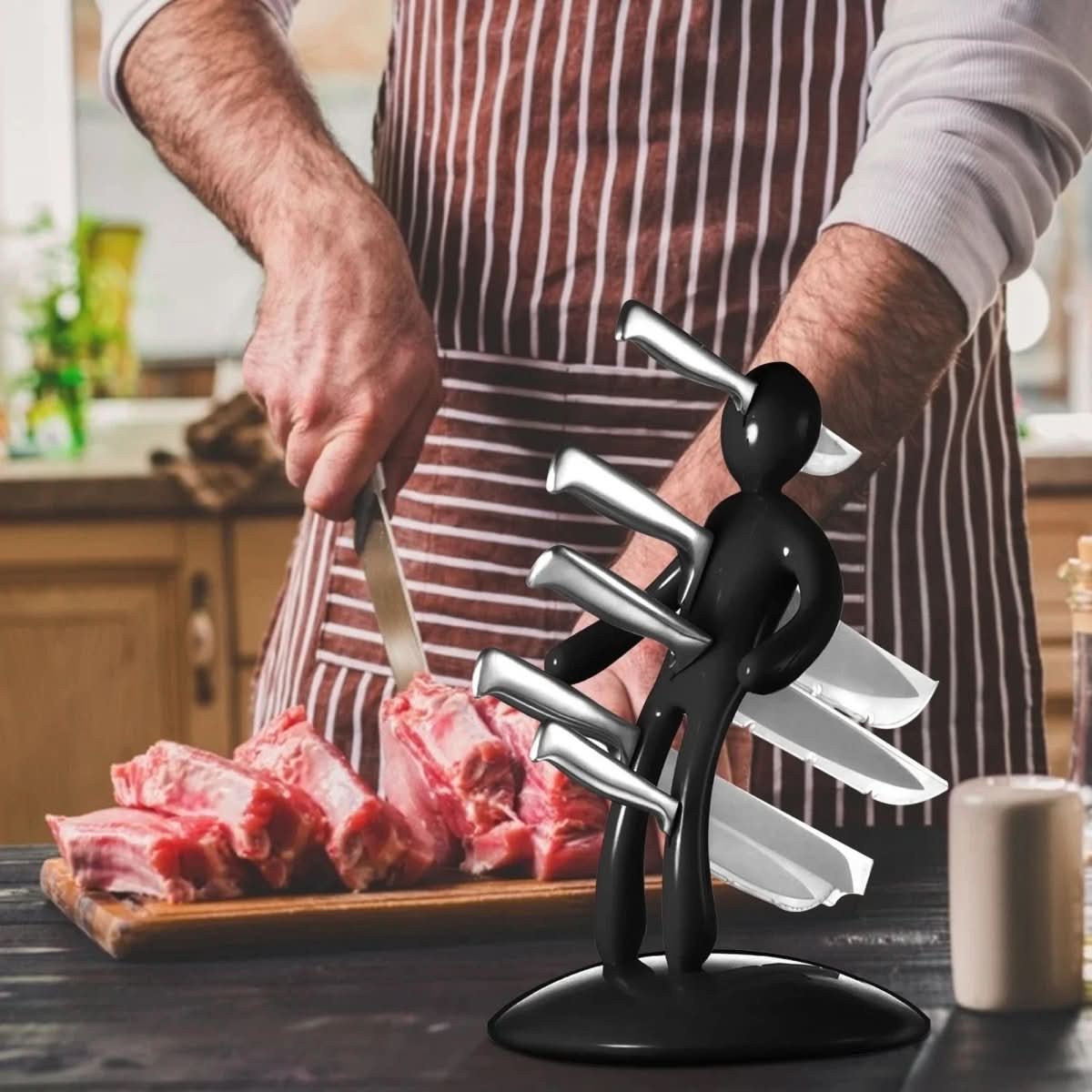 Countertop Knife Organizer – EdgeKeep Modern Kitchen Knife Storage