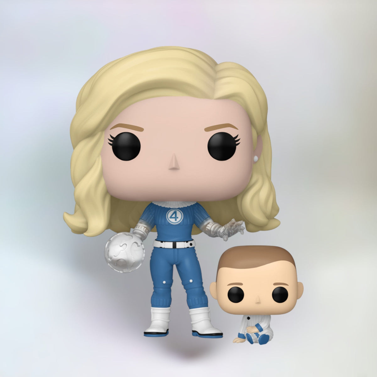 Invisible Heroine & Child Vinyl Bobblehead