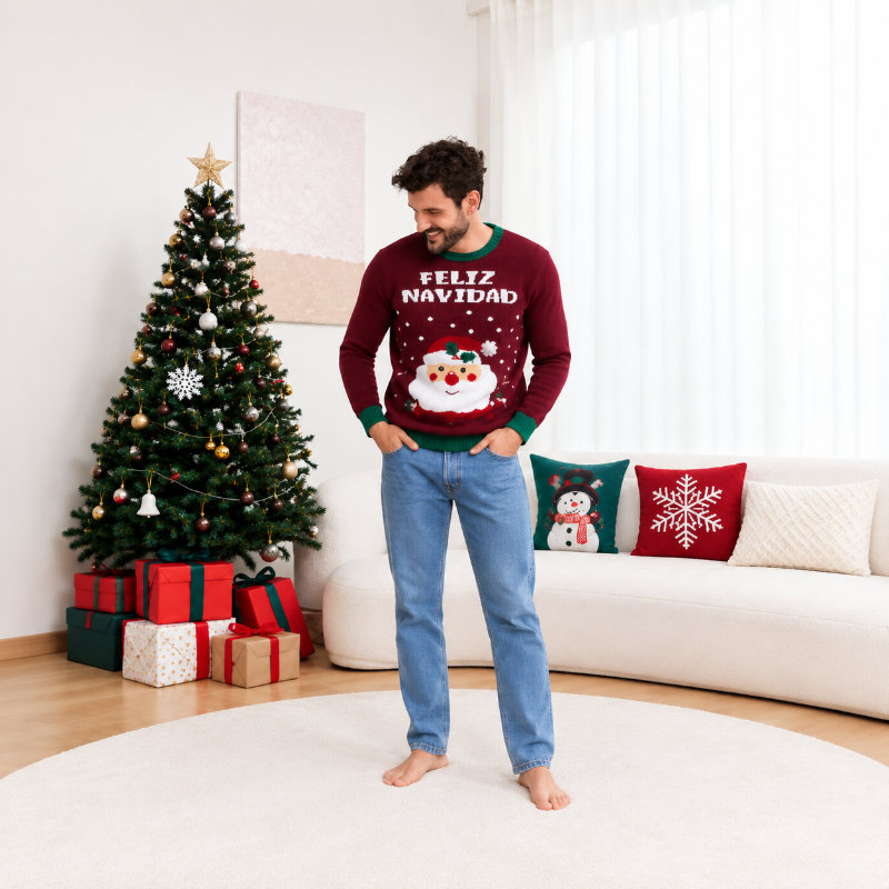 Matching Family Christmas Jumper - Feliz Navidad Santa
