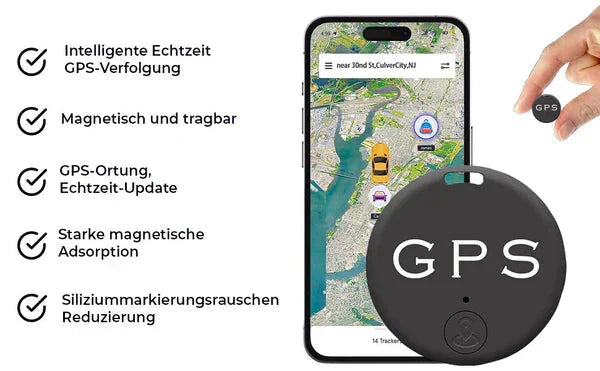 Mini Magnetic GPS Tracker – Real-Time Location & Movement Alerts