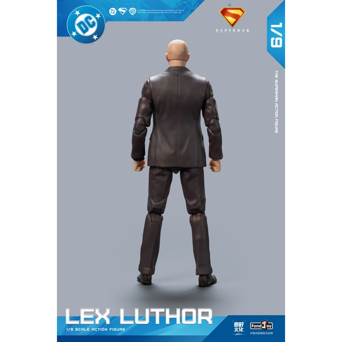 Armoured Bald Villain Action Figure
