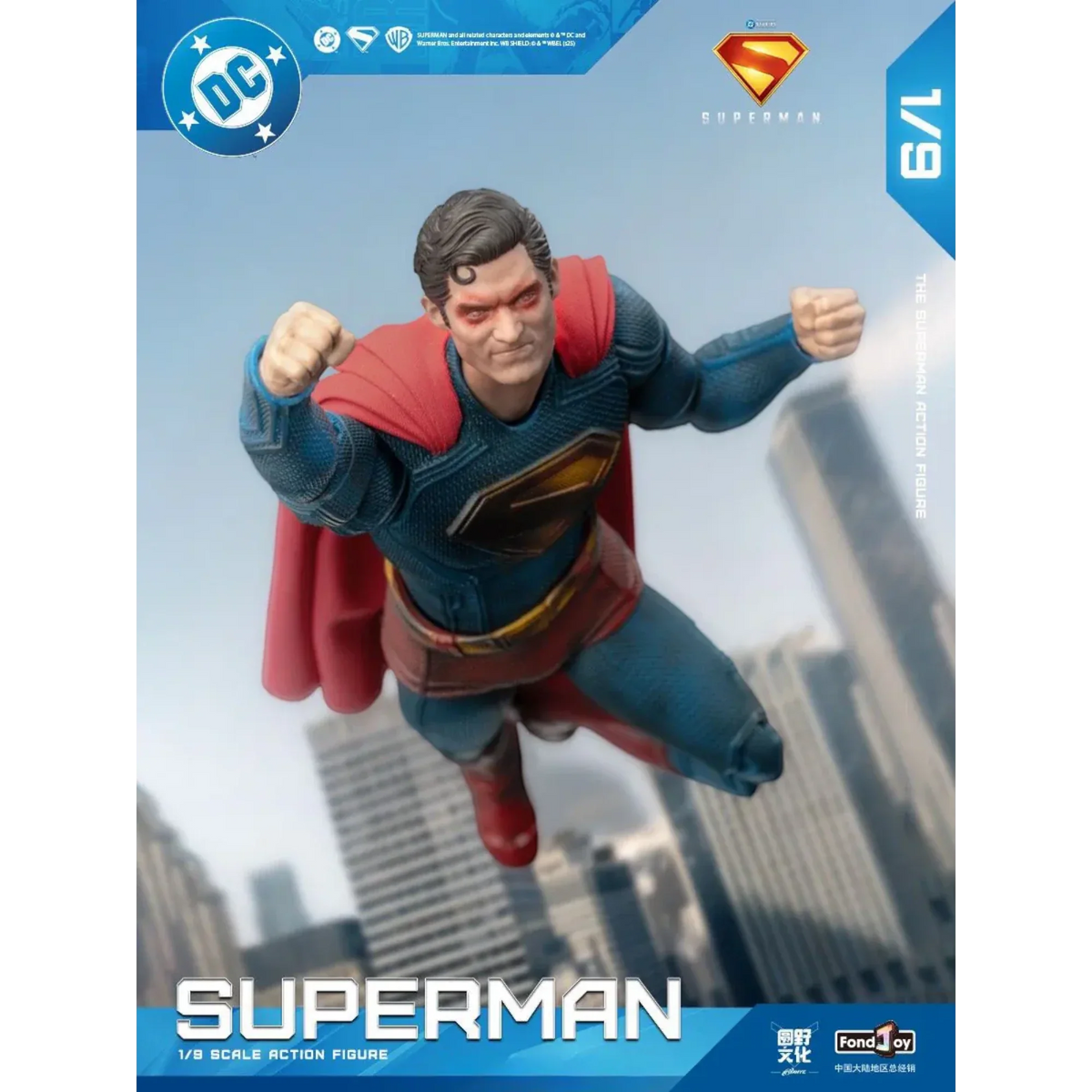 Caped Hero Battle Damage Edition Action Figure