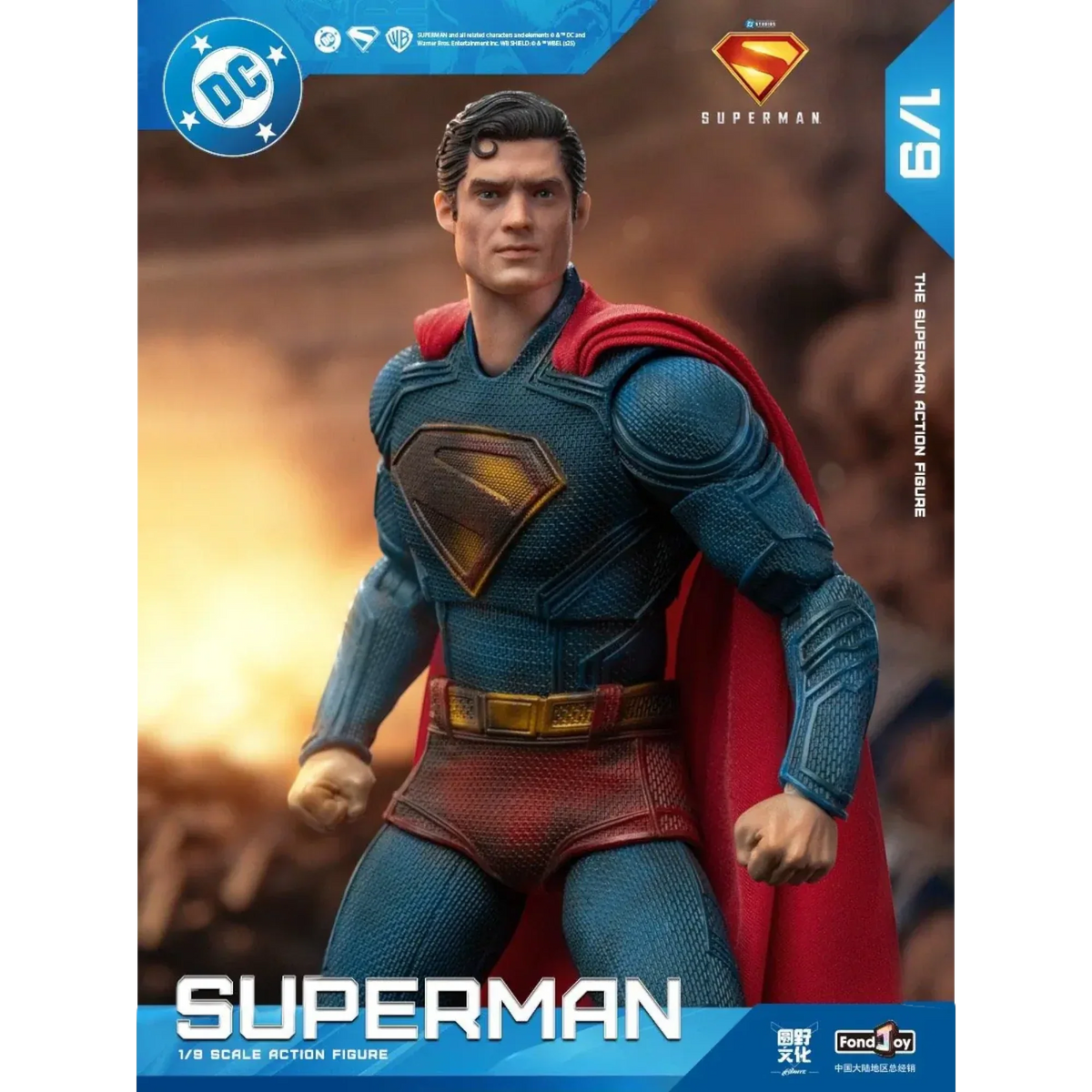 Caped Hero Battle Damage Edition Action Figure